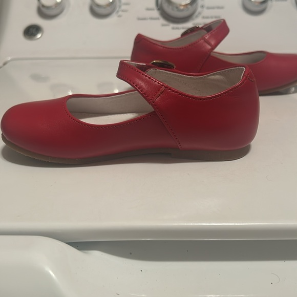 L’Amour Red Flats sz 12 worn once - Picture 6 of 10
